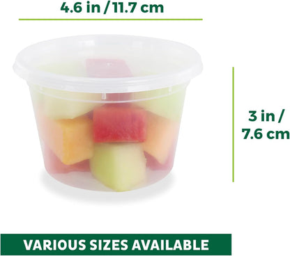 stackable round design for space-saving storage