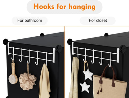 Stackble Cube Storage Organizer – Tip-Resistant Modular Storage for Children's Bedroom, 6-Cube Organizer