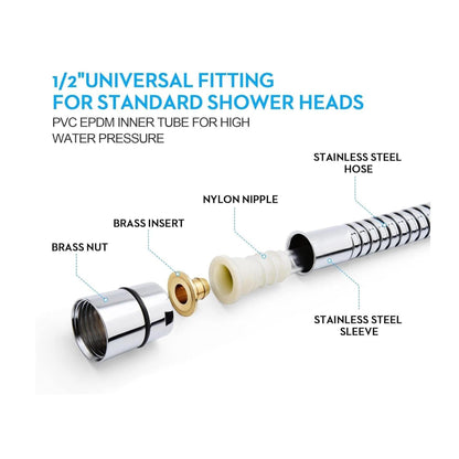 stainless steel brushed outer shell with corrosion- and tarnish-resistant finish