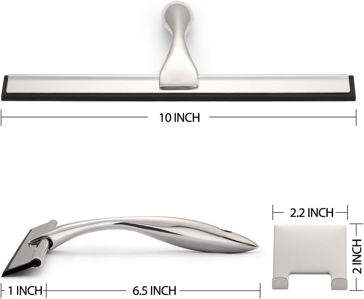 stainless steel ergonomic handle that is lightweight and corrosion-resistant