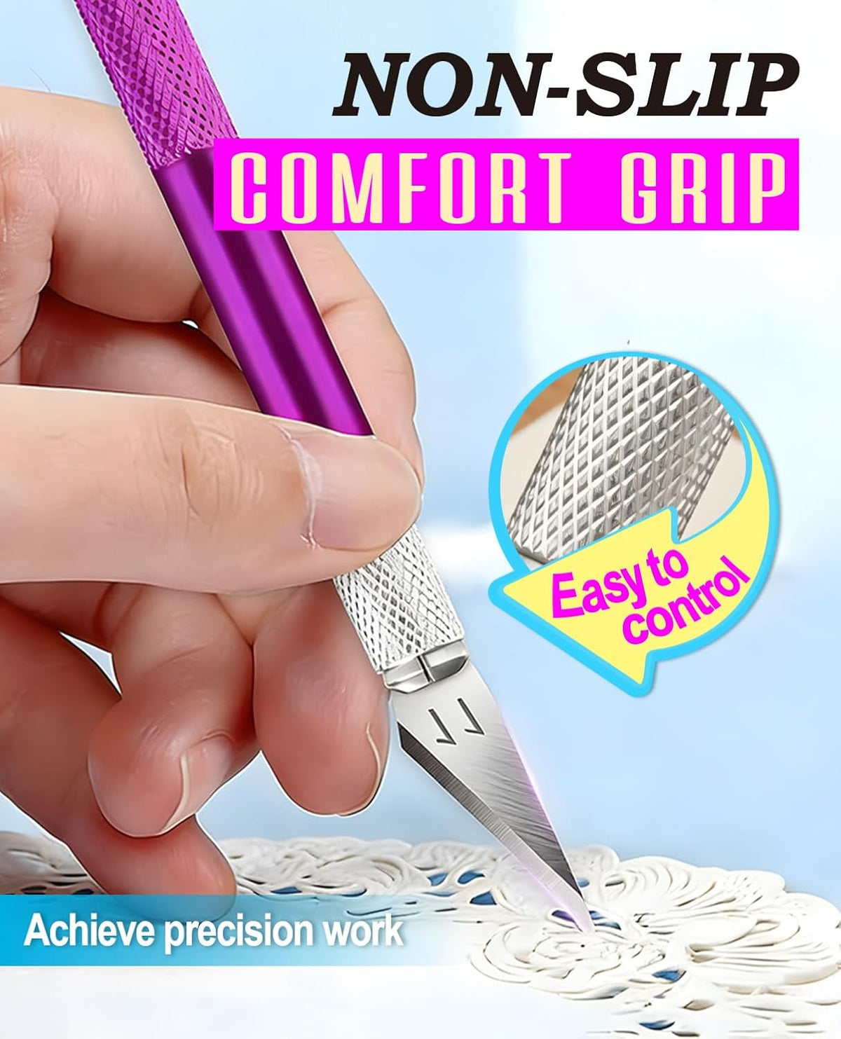 standard #11 blade compatibility for easy, universal replacement
