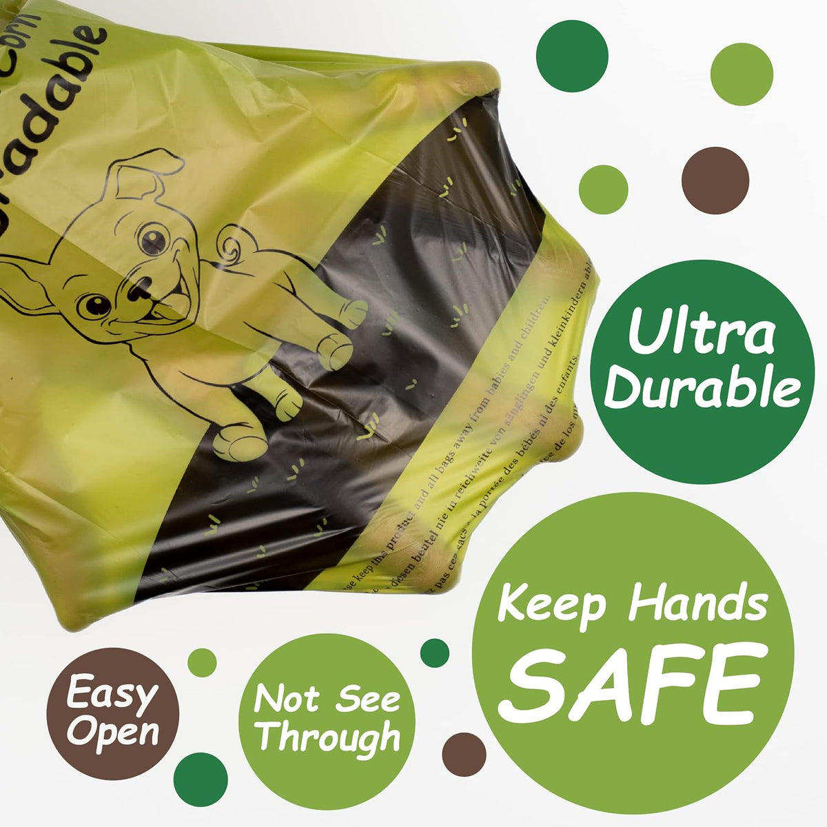 standard 13"x9" bag size compatible with most leash dispensers