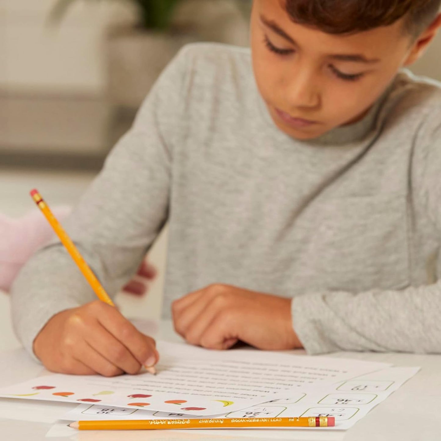 standard #2 lead hardness suitable for tests and everyday writing