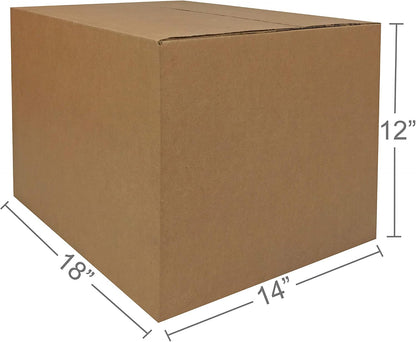 standard medium dimensions of 18"l x 14"w x 12"h that stack efficiently in trucks and closets