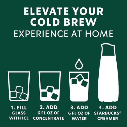 Starbucks Cold Brew Concentrate – Thoughtful Housewarming Gift for the Coffee Lover, 32 Fl Oz
