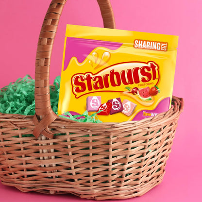 STARBURST FaveREDS Chewy Candy – Individually Wrapped Goody Bag Stuffers for Kids' Birthday Party Favors