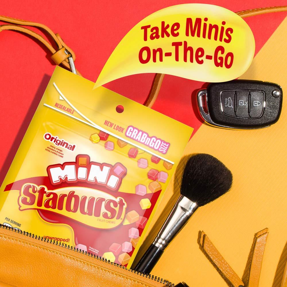 STARBURST Original Minis Chewy Candy – Holiday Stocking Stuffer & Christmas Gift for Candy Lovers, Bulk 8 Pack