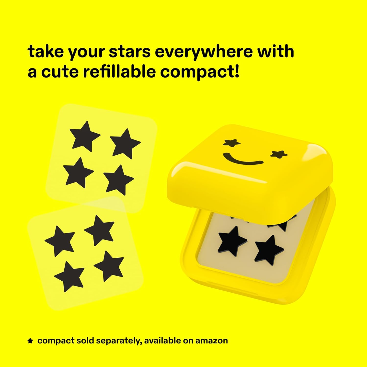 Starface Hydro-Star Black Pimple Patches – Refillable Compact Solution for a Clutter Free Vanity Counter