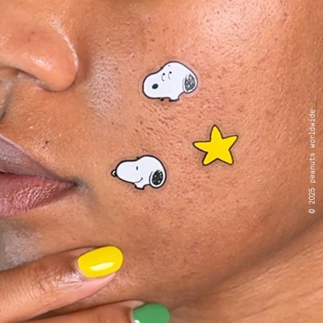 Starface Hydro-Star Sleepy Snoopy Pimple Patches – Overnight Spot Care for Stress Breakouts, Calming Nightly Skincare Ritual