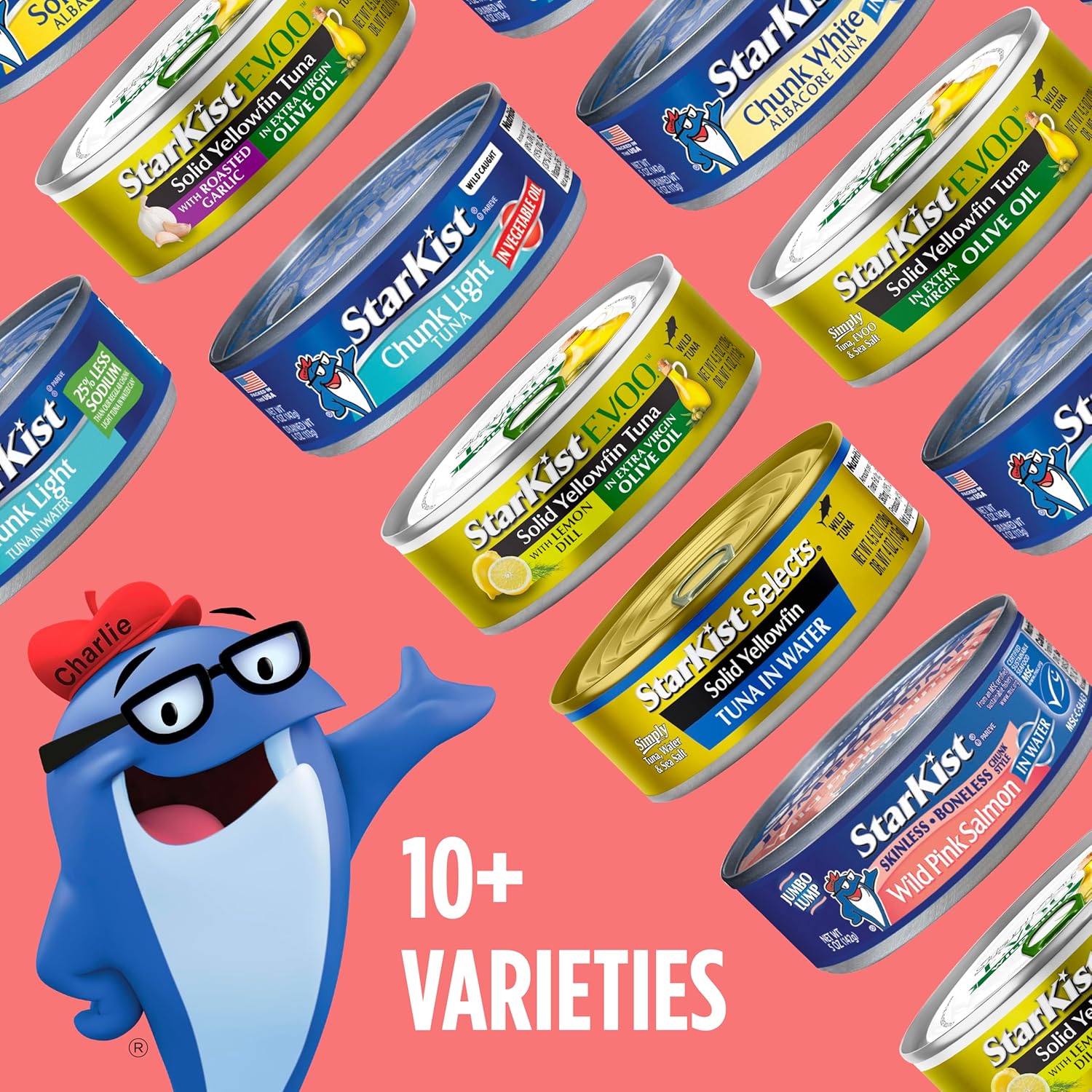 StarKist Wild Pink Salmon - Skinless, Boneless - 5 oz Can | Clean Single-Ingredient Protein for a Clutter-Free Pantry