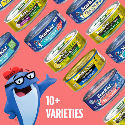 StarKist Wild Pink Salmon - Skinless, Boneless - 5 oz Can | Clean Single-Ingredient Protein for a Clutter-Free Pantry