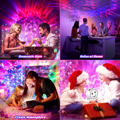 StarryGlow Galaxy Projector for Bedroom – Calming Nebula Light for Meditation, Sleep, and Nightly Wind-Down Rituals
