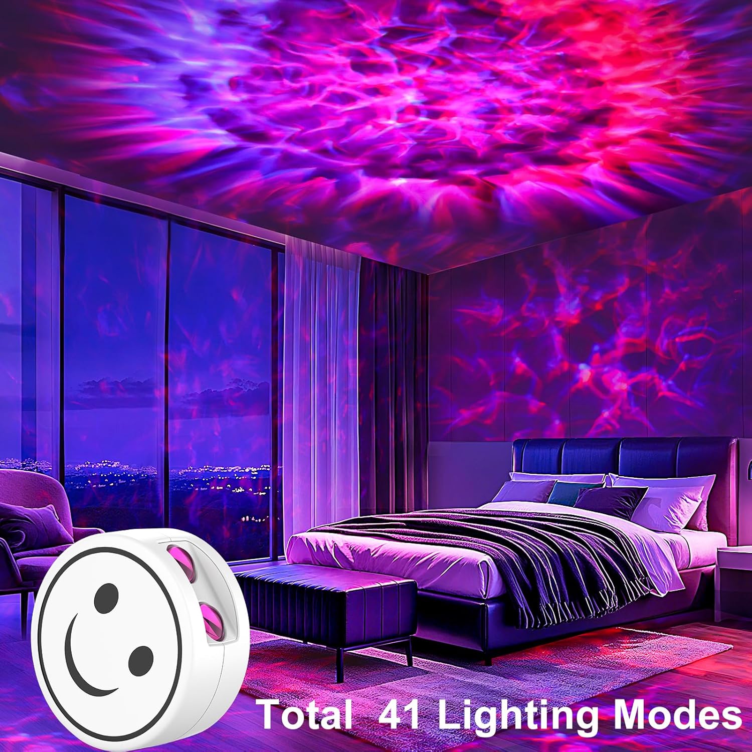 StarryGlow Galaxy Projector for Bedroom – Calming Nebula Light for Meditation, Sleep, and Nightly Wind-Down Rituals