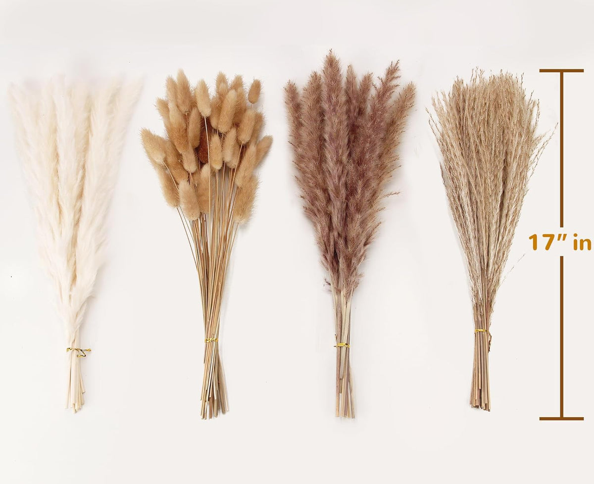 stem length of 14–17 inches, sized for small to medium tabletop vases