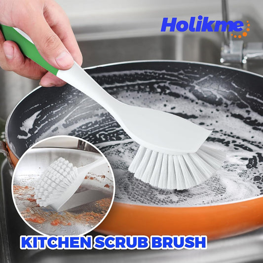 stiff-bristle groove gap brush designed for narrow gaps, faucet bases, and filter tubing