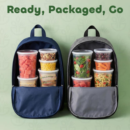 Storvik Food Storage Containers – Non-Toxic Polypropylene Meal Prep for Pregnancy and Family Wellness, 32oz