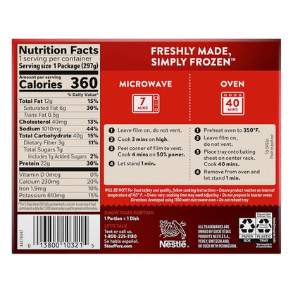 Stouffer's Classic Lasagna With Meat And Sauce – Warm Solo Dinner for Mindful Wind-Down Rituals