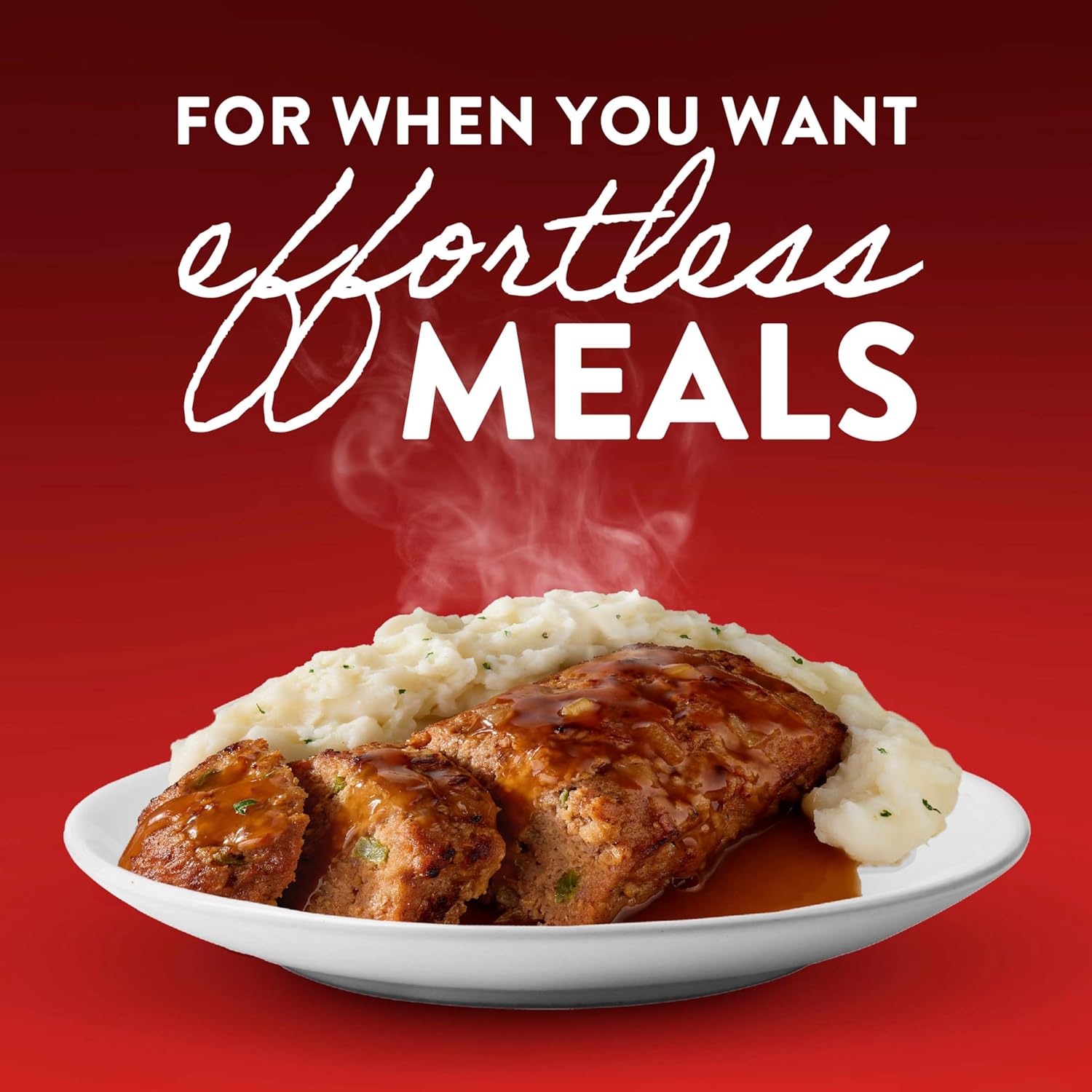Stouffer's Classic Meatloaf Single Serve – Homestyle Meatloaf and Potatoes for Mindful Wind Down Meals