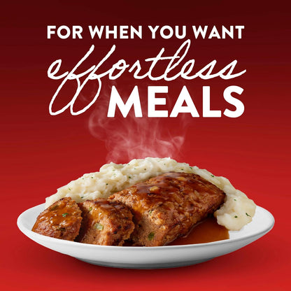 Stouffer's Classic Meatloaf Single Serve – Homestyle Meatloaf and Potatoes for Mindful Wind Down Meals
