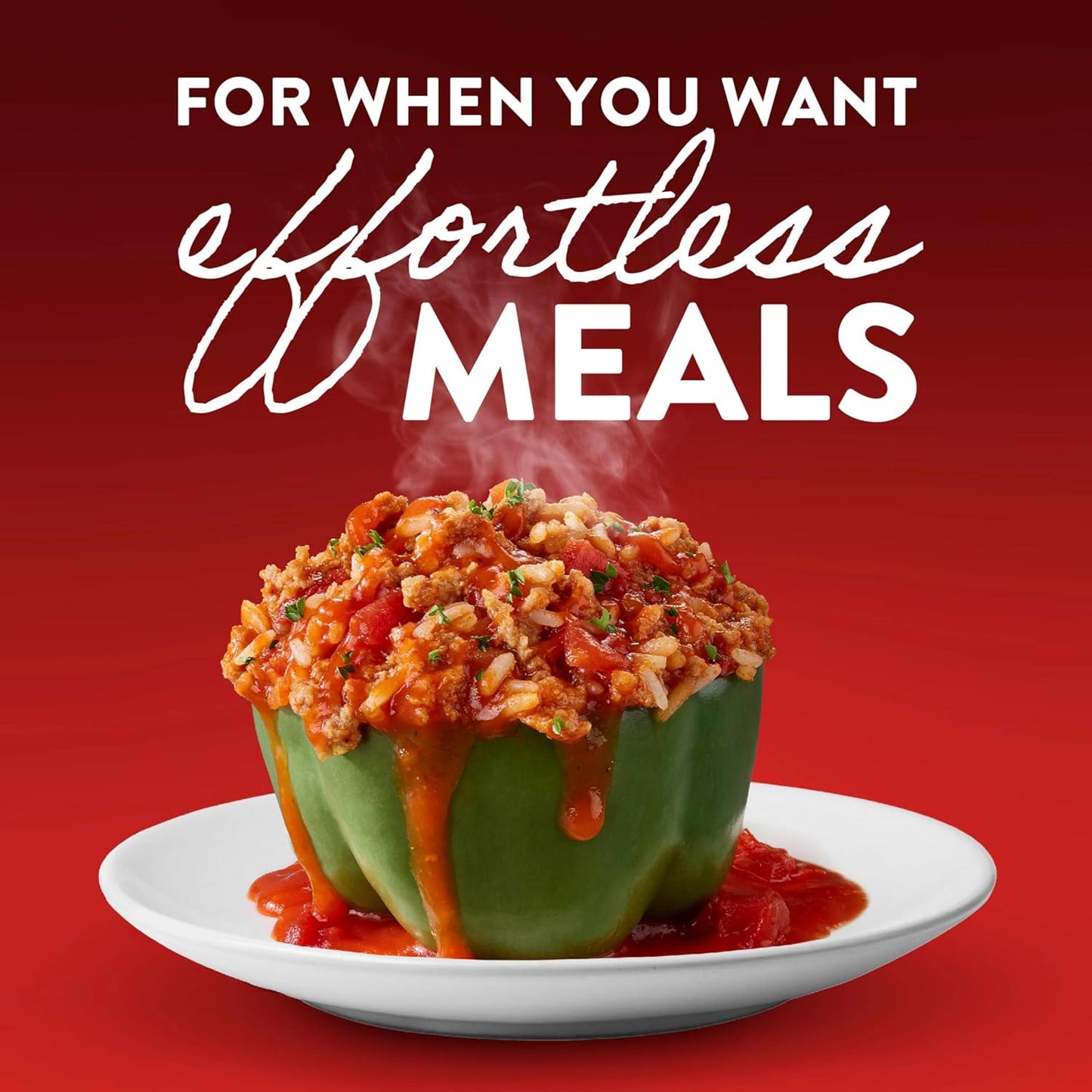 Stouffer's Frozen Stuffed Peppers – Nourishing Beef and Rice Comfort Food for Mindful Weeknight Dinners, Ready in 16 Min