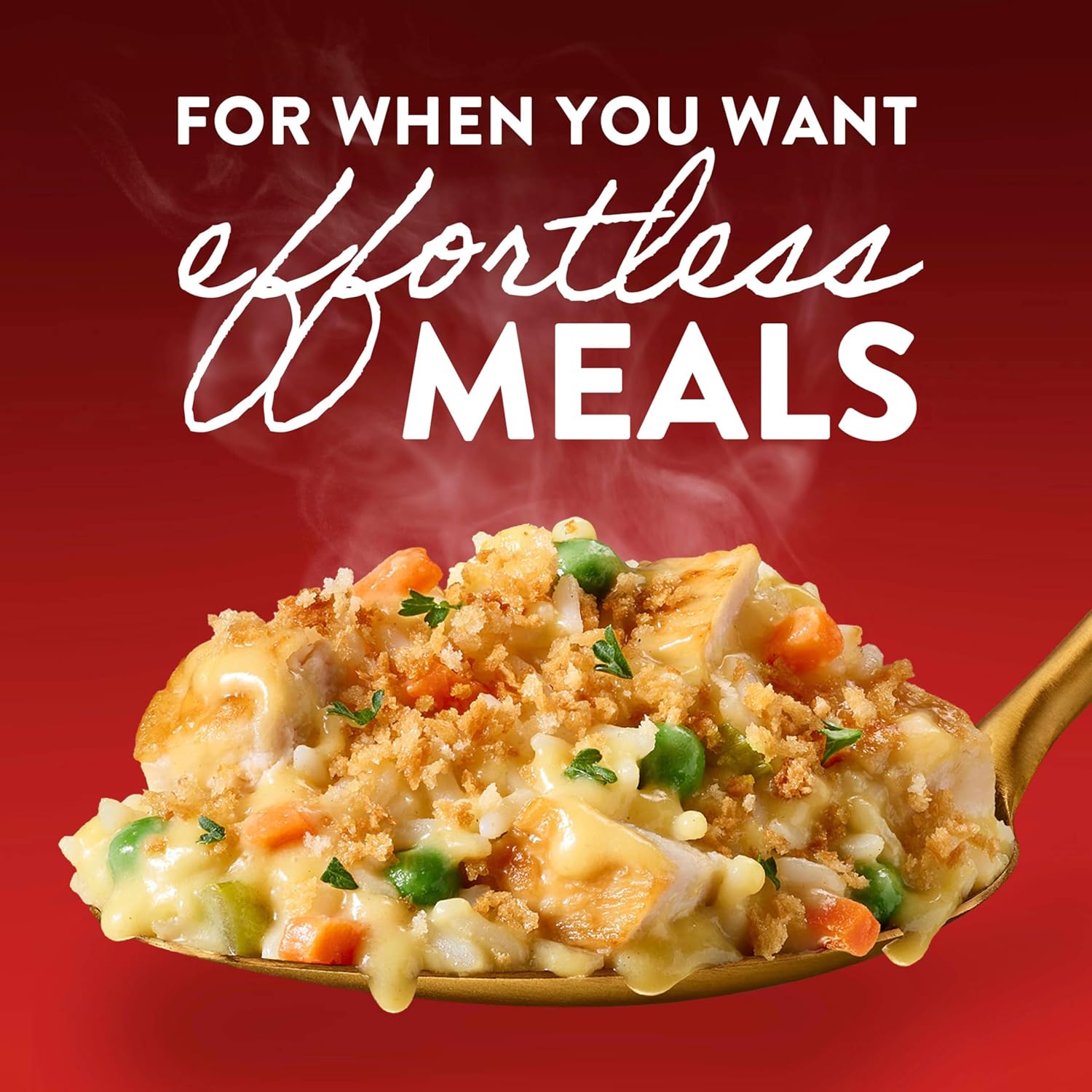 Stouffer's Grandma's Chicken and Vegetable Rice Bake, 36 oz Frozen Family Entrée – Pantry Staple for Cozy Homemade-Style Dinners