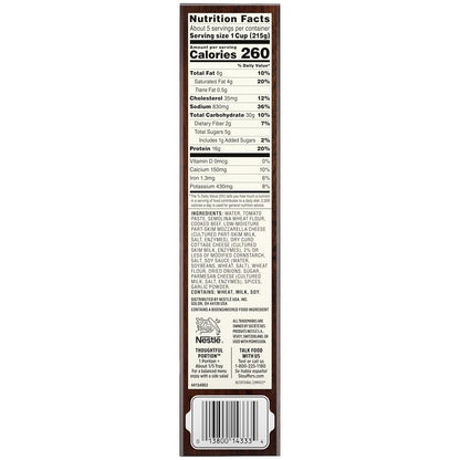 Stouffer's Lasagna Meat and Sauce – Oven-Ready Frozen Entrée for Small Household Dinners and Quick Reheat