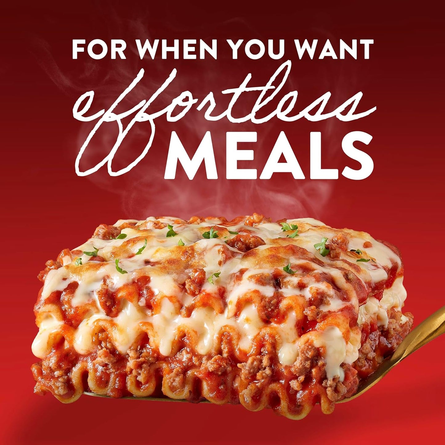 Stouffer's Lasagna Meat and Sauce – Oven-Ready Frozen Entrée for Small Household Dinners and Quick Reheat