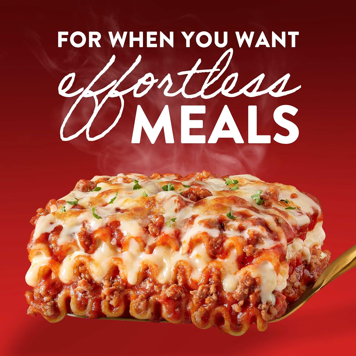Stouffer's Lasagna Meat and Sauce – Oven-Ready Frozen Entrée for Small Household Dinners and Quick Reheat