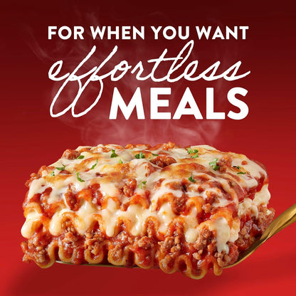 Stouffer's Lasagna Meat and Sauce – Oven-Ready Frozen Entrée for Small Household Dinners and Quick Reheat