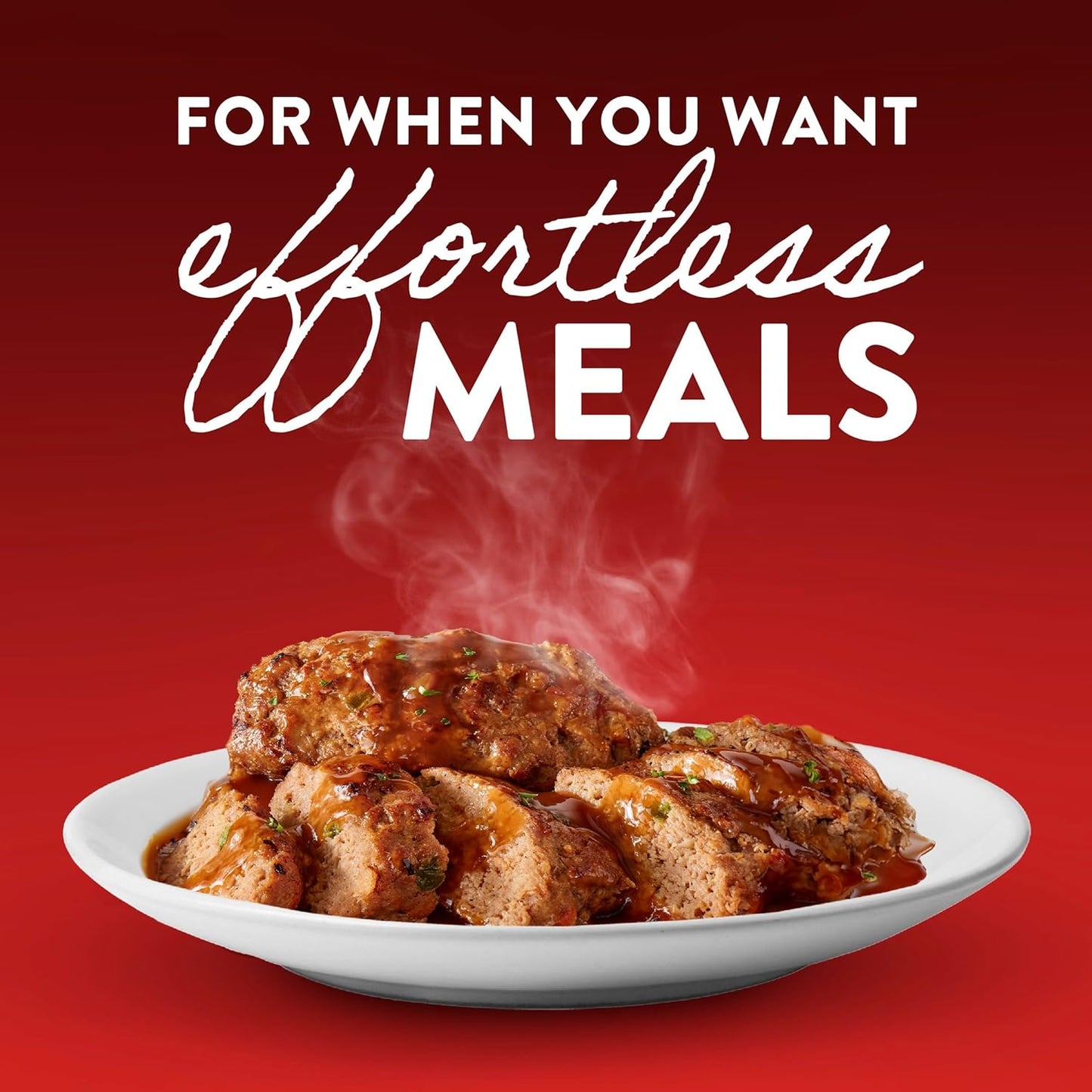 Stouffer's Meatloaf Family Size – Easy Family Meal Solution for Busy Parents Feeding a Crowd, Freezer-Stable Entrée