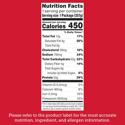stouffer's (nestlé) trusted brand packaging