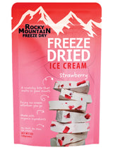 Rocky Mountain Freeze Dry Freeze Dried Ice Cream – Strawberry | Lightweight Hiking & Backpacking Snack | No Refrigeration Needed