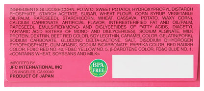 strawberry and vanilla cream packets for mixing and decorating