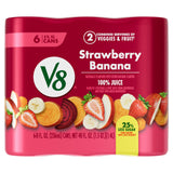 V8 +Energy Deliciously Green 100% Fruit and Vegetable Juice for Daily Wellness Rituals, 8 fl oz Can (6 Pack) for Mindful Hydration
