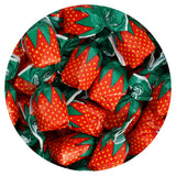 Hampton Popcorn & Candy Company Strawberry Bon Bons Hard Candy – Sweet Valentine's Day Gift for Her, 1 lb Bulk Bag of Individually Wrapped Treats