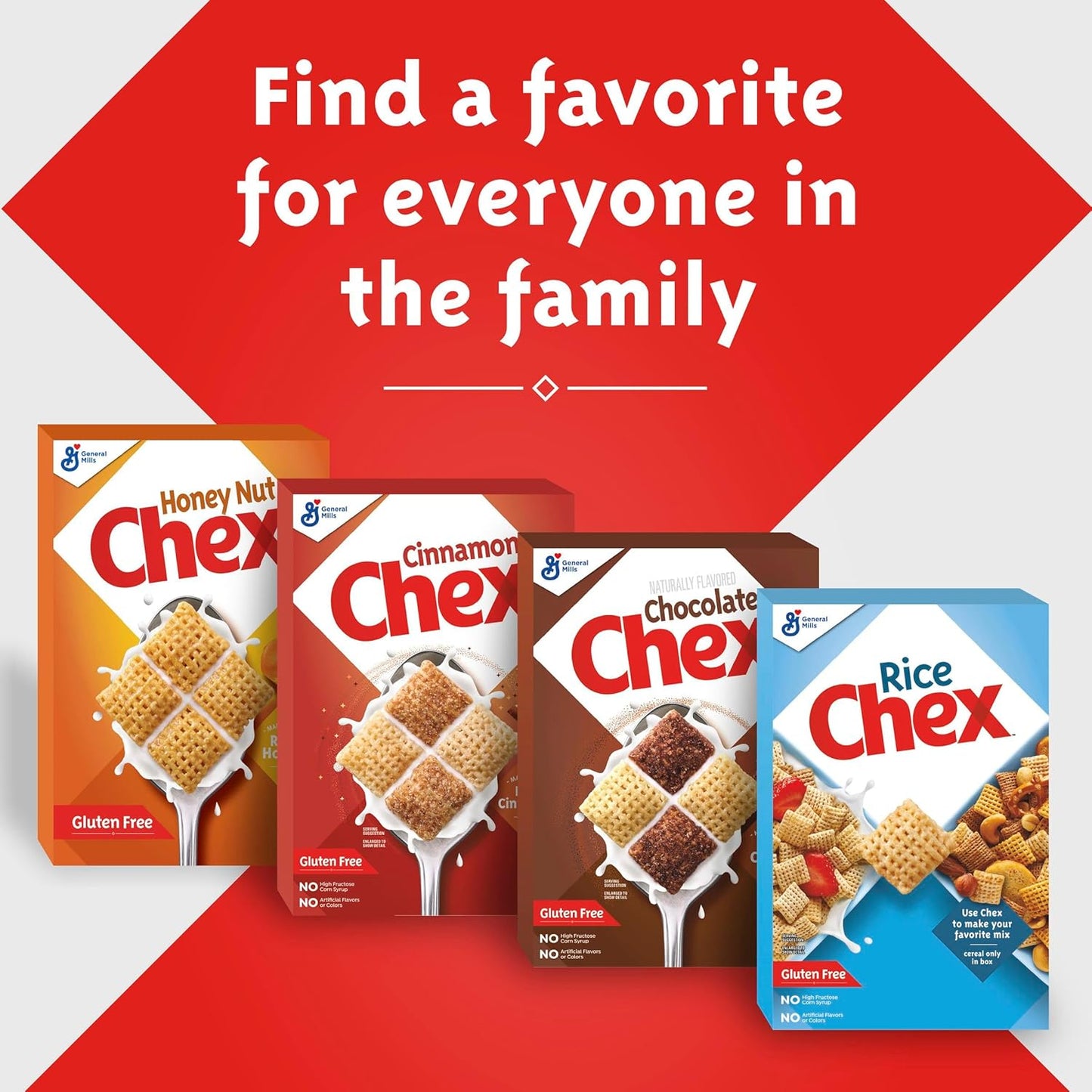 Strawberry Vanilla Chex Gluten Free Cereal – Quick Ready to Eat Breakfast for Busy Workday Mornings