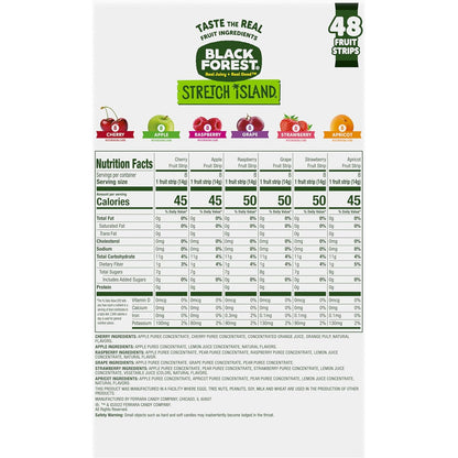 Stretch Island Fruit Strips – After-School Snack for Picky Eaters, Individually Wrapped 0.5 oz 48 Pack