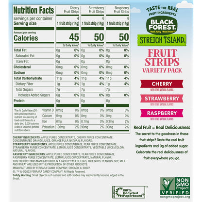 Stretch Island Fruit Strips – Road Trip and Minivan Snack, Mess-Free Individually Wrapped 48 Count