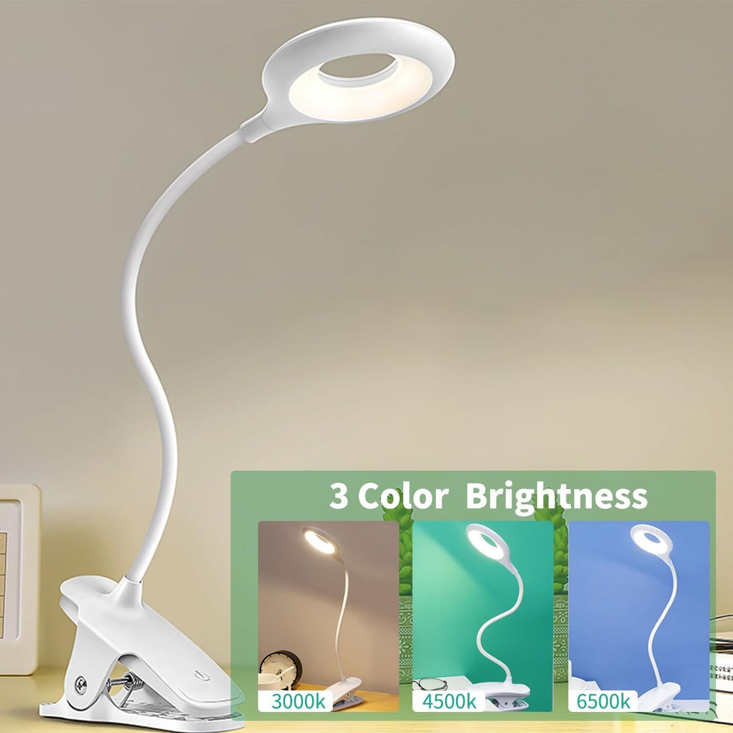 strong non-slip clip clamp plus integrated stable base and hanging hook