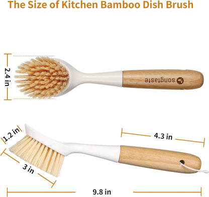 sturdy rectangular brush head designed for pressure-intensive scrubbing