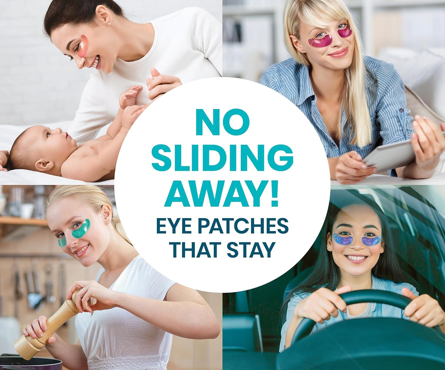Stylia Under Eye Patches – 20-Minute Wind-Down Ritual for Puffy Eyes, Nighttime Self-Care Treatment for Women