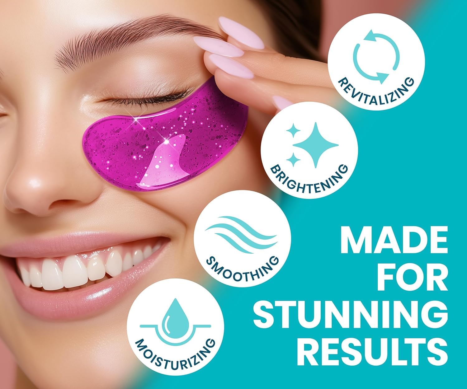 Stylia Under Eye Patches – 20-Minute Wind-Down Ritual for Puffy Eyes, Nighttime Self-Care Treatment for Women
