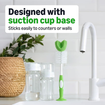 suction base for counter or wall-mounted storage