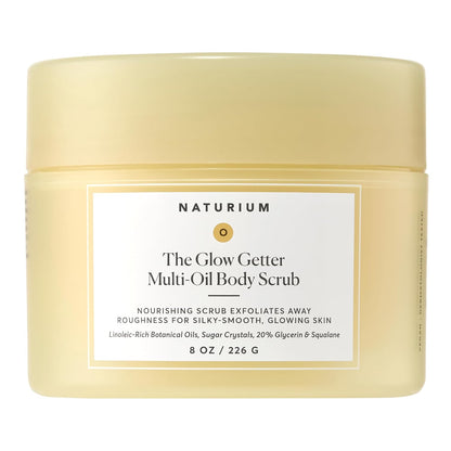 sugar crystal physical exfoliant for visible texture improvement