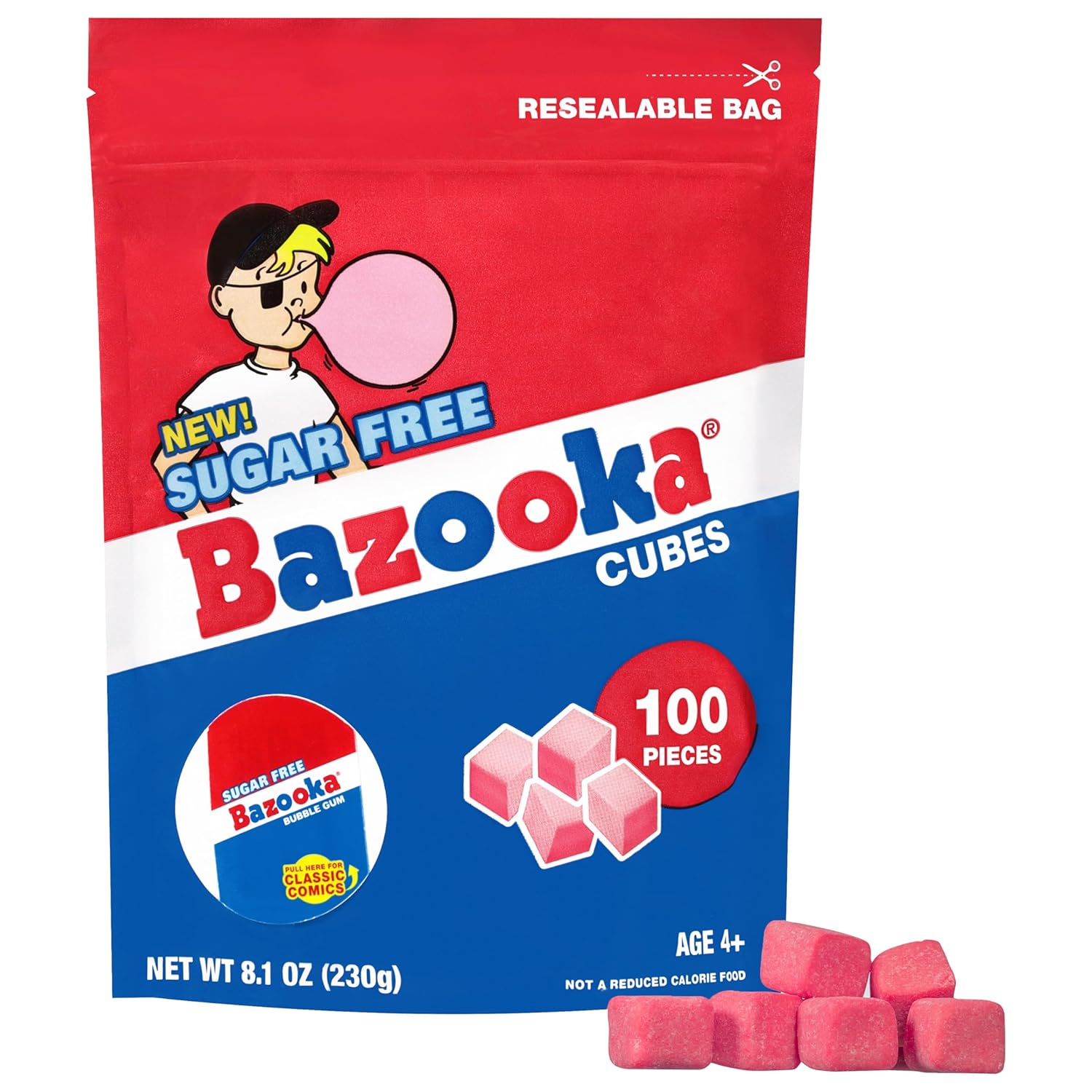 sugar-free bubble gum formulation