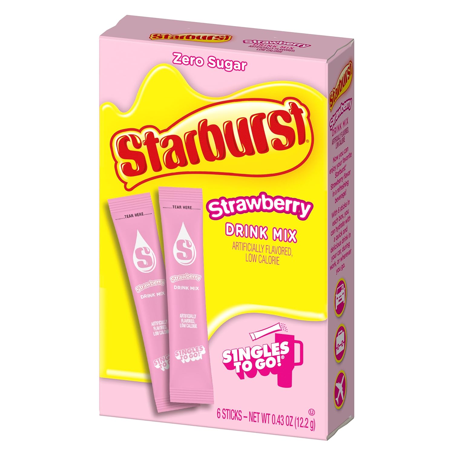 sugar-free powdered drink mix formula with low calories per serving
