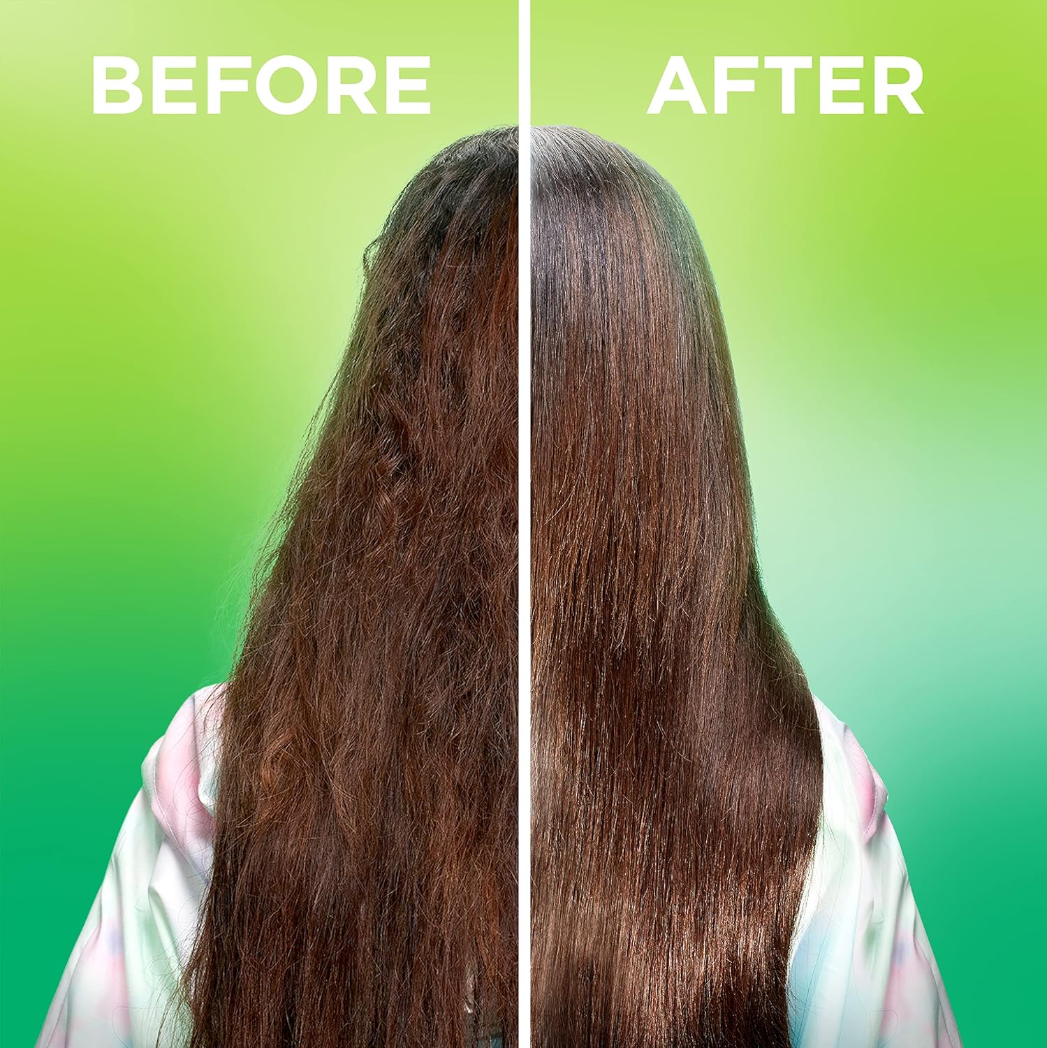 suitable for dry hair; fresh scent; bottle packaging