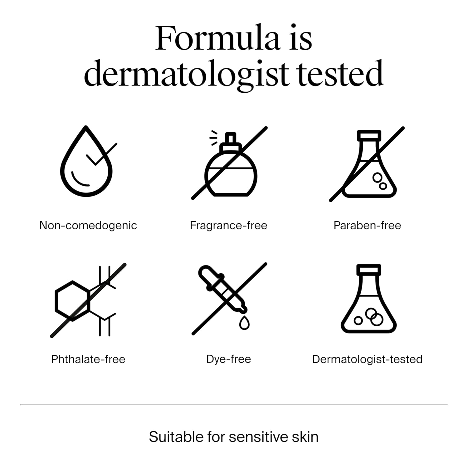 suitable for normal to sensitive skin with daily-use gentle formulation