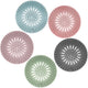 Grey, Blue, Green, Pink and Brown