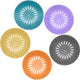 Bright Yellow, Bright Orange, Bright Grey, Bright Purple, Bright Blue